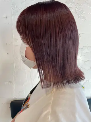 ショート カラー ヘアアレンジ satsuki 暖色・ブラウンカラーのヘアスタイル