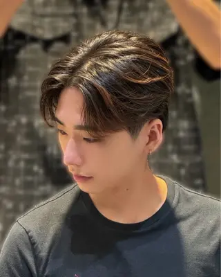 ショート パーマ メンズ YUKI🇰🇷 カルマ／ダウンパーマのヘアスタイル