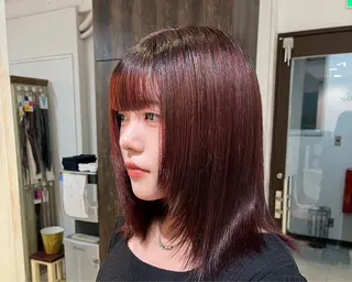 ミディアム カラー ❤️ブリーチ暖色カ ラー❤️NAOのヘアスタイル