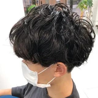 ショート パーマ メンズ メンズパーマの達人 /タカシマ　ダイスケのヘアスタイル