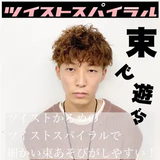 パーマ メンズ メンズサロンLOSS所属・メンズサロン rootのヘアスタイル