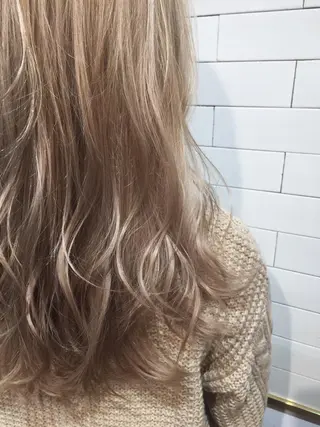 セミロング カラー トップスタイリスト 👑田添幹宜のヘアスタイル