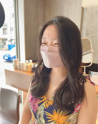 セミロング ✨上品可愛い 垢抜けカラー/後藤✨のヘアスタイル