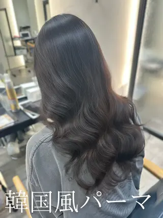 ロング 韓国風パーマ/ 韓国ヘア/大森千寛のヘアスタイル