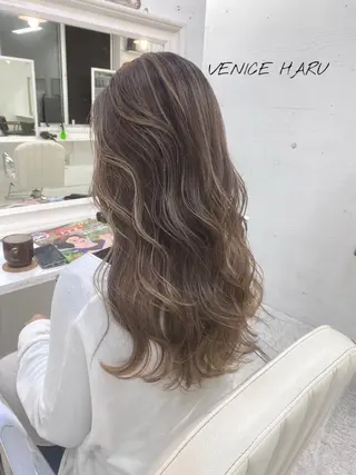 ロング カラー レイヤーカット/艶髪 🌈高橋遥香🌈のヘアスタイル