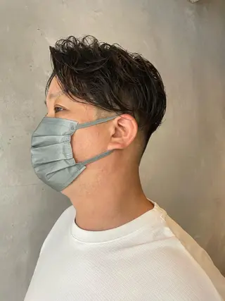 ミディアム メンズ SALOWIN大宮東口店所属・骨格補正カット✂︎ 🌟菅野陽介🌟のヘアスタイル