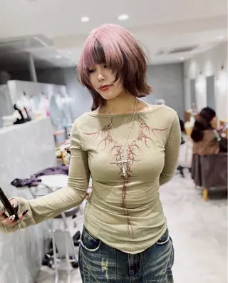 ミディアム カラー Chere by azuri所属・Chere by azuriのヘアスタイル