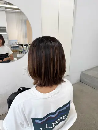 ショート カラー build所属・秋山 花音のヘアスタイル