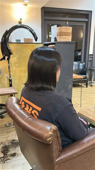 ミディアム 暖色/透明感カラー /蟹江/harunaのヘアスタイル