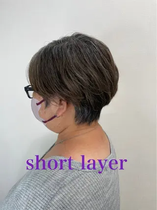 ショート 川畑 大地/波巻きパーマのヘアスタイル