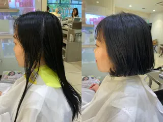 ショート カラー パーマ ヘアアレンジ マツエク・マツパ 💎耳ツボジュエリー ×銀座美容室💎のヘアスタイル