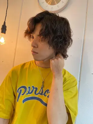 ショート パーマ 京都美容師 塩のヘアスタイル