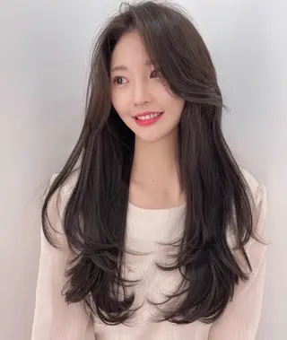 ロング 髪質改善×韓国ヘア HIROのヘアスタイル