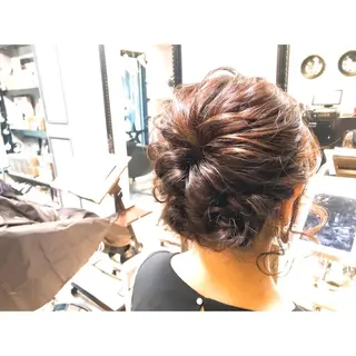 ミディアム ヘアアレンジ Blue所属・透明感カラー 🫰🏻💗 高橋舞のその他イメージ