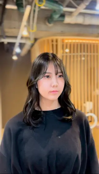 ロング カラー みな🫧艶カラー/ 髪質改善/前髪カットのヘアスタイル