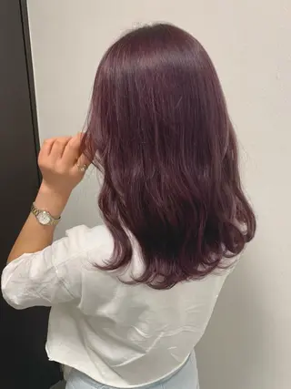 セミロング カラー 村田 来倖のヘアスタイル