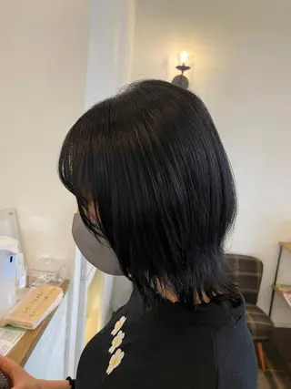 ミディアム カラー 伊藤ゆかり/髪質改善 /透明感カラーのヘアスタイル