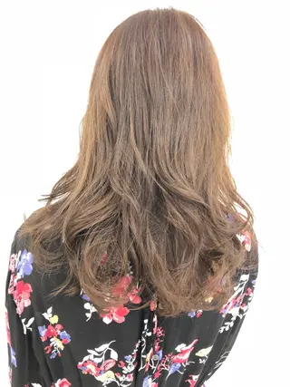 セミロング 店長     押野 勇也のヘアスタイル