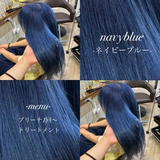 セミロング 🖤🎀ハイトーン/ エク/夕月🎀🖤のヘアスタイル
