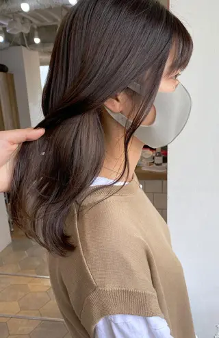 ロング カラー 🥣 hashi 🛋️のヘアスタイル