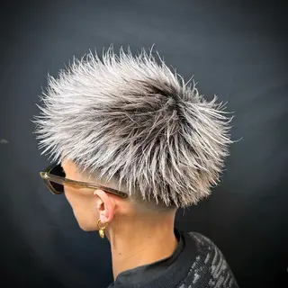 ショート カラー メンズ TWIST windbycielのヘアスタイル