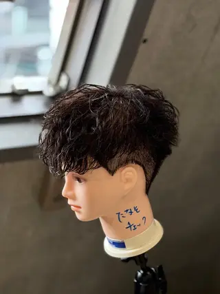 パーマ メンズ GLANZ/メンズ カットモデル予約用のヘアスタイル