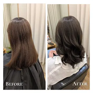 カラー Cafu hair Tachi所属・有馬 葵のヘアスタイル