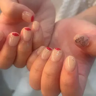 ネイル 栗田 ゆう子のネイルデザイン