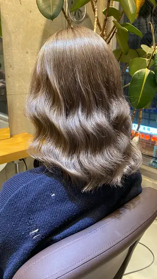 セミロング TELA HAIR 研究学園所属・TELA HAIR 大倉　曜のヘアスタイル