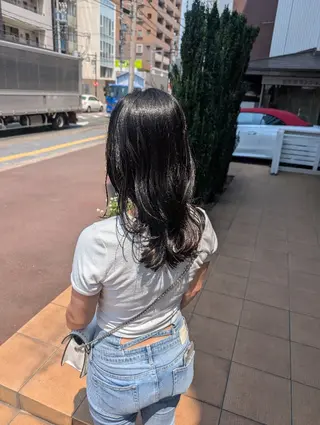 ミディアム ヘアースペース エイアイアール Hair所属・佐々木 勇希のヘアスタイル