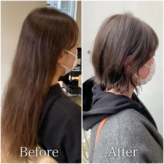 ショート カラー 森本 裕太 / ボブのヘアスタイル