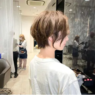 ショート 韓国レイヤー🇰🇷 ReLien西大寺店のヘアスタイル