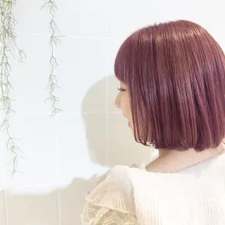 ミディアム カラー まつげ兼任しもさこ 🌟レイヤー得意のヘアスタイル