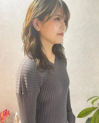 ミディアム カラー モテ髪支持率NO.1 KENJIROのヘアスタイル