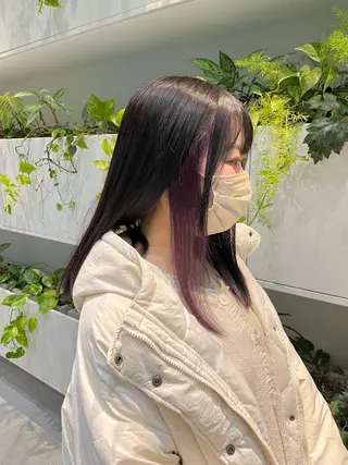 ミディアム Kuku所属・つぼみ/パーマ ／レイヤー／ボブのヘアスタイル