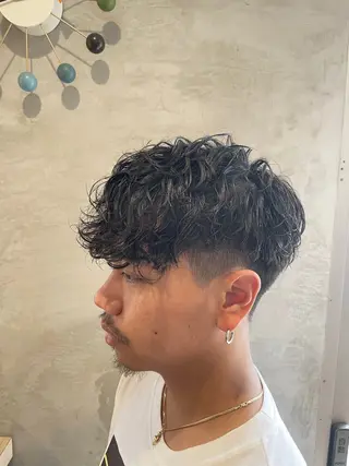 ショート 柏/メンズパーマ/ ナチュラル/颯寿のヘアスタイル