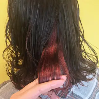 ミディアム sano sayakaのヘアスタイル