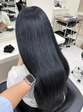 セミロング カラー ヘアアレンジ 💟RINNA 艶カラー💟のヘアスタイル