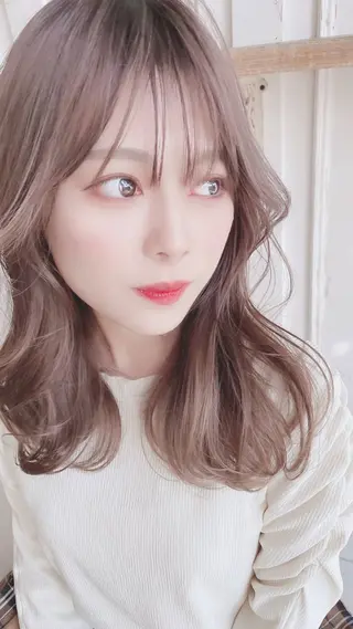 ミディアム カラー 堀井 凌平のヘアスタイル