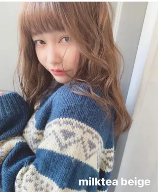 🎀taro ブリーチなしカラーのヘアスタイル