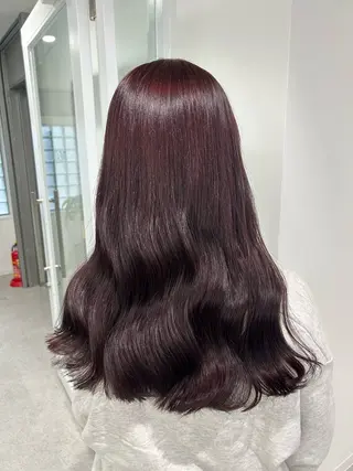 ロング カラー 愛結 暖色カラー🎀🩰のヘアスタイル