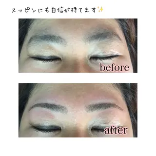 ショート ミディアム セミロング ロング カラー パーマ ヘアアレンジ ネイル マツエク・マツパ 眉毛サロン DUAL 恵比寿の眉毛・アイブロウイメージ