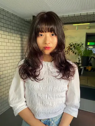 セミロング カラー GATTACA所属・KEI gattacaのヘアスタイル