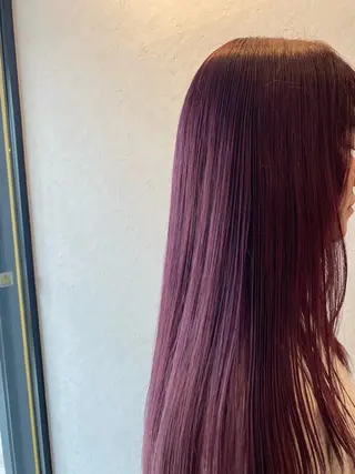 ロング カラー MAHIRO🍒半田 /ブリーチ/カットのヘアスタイル