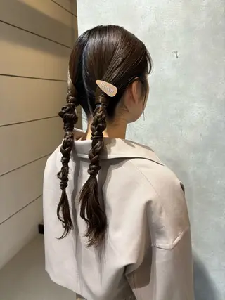 ロング chic 有山 美瑠のヘアスタイル