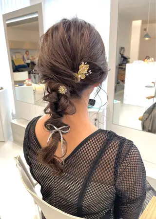 ヘアアレンジ 柴田泰秀sotti. 髪質改善/ブリーチのヘアスタイル