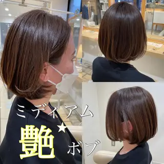 ミディアム 美髪⭐︎髪質改善 井上　康司のヘアスタイル