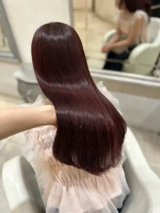 ロング カラー ZACC ayakaのヘアスタイル