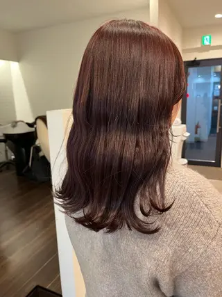 ロング カラー ヘアアレンジ entality所属・暖色ボブ 🍊rikakoのヘアスタイル