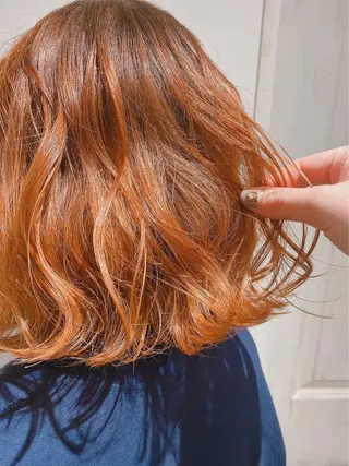 ミディアム カラー ヘアアレンジ 🦋韓国ヘア 坂本 菜摘🦋のヘアスタイル